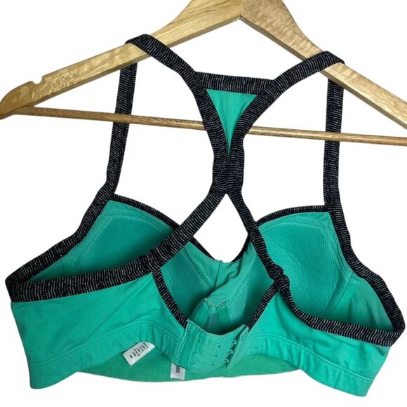Victoria's Secret Sport Women's 36B Sports Bra Mint Racerback Athletic Workout - Picture 3 of 5